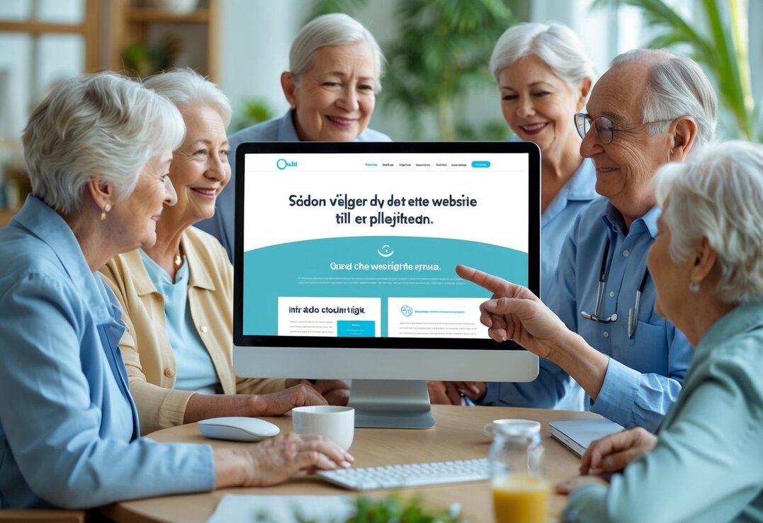 Sådan vælger du det rette website til et plejehjem